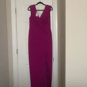Full length, magenta, Aidan Mattox Dress. Size 12
